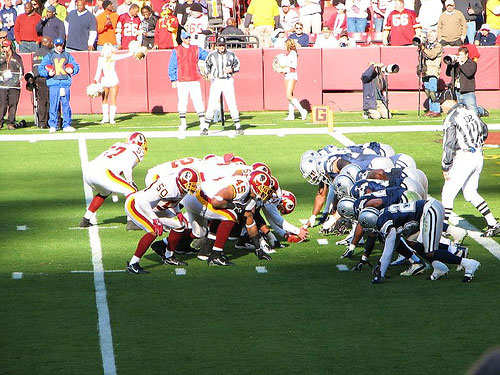 Redskins kick extra point